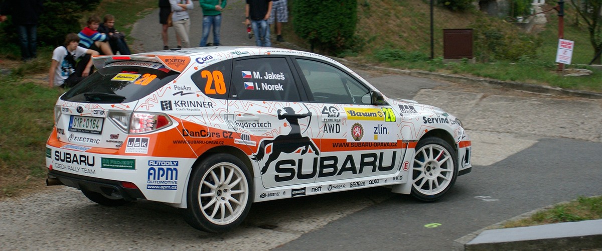 Mirek Jakeš a Igor Norek na Barum Rally 2012